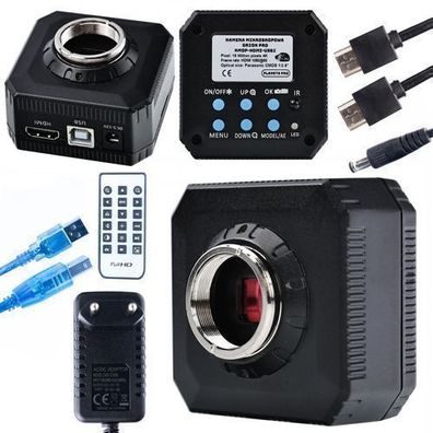 Rosfix Mikroskopkamera KMOP-HDMI-USBI – 16MP 4K HDMI USB | Metallgehäuse