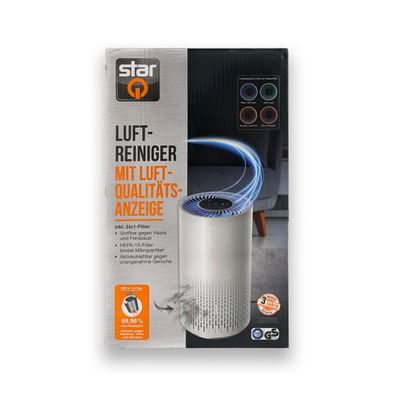 Luftreiniger + 1 Filter 3in1 Luftqualitätsanzeige 3 Stufen Touchdisplay bis 25m²