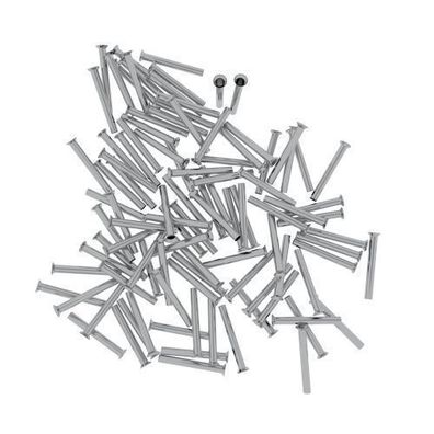 100 Stück 1/8 Aderendhülsen unisoliert 1mm²/8mm EN1008 Elpromet 1993