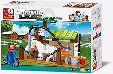 Sluban Bausteine Klembausteine Town Farm B0557 - 110 Teile