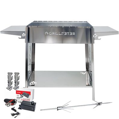 Mangal Ruslan Deluxe Schaschlikgrill Döner Hähnchen Drehspieß Motor