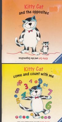 3 Kitty Cat lern- und Spielebücher für Kinder