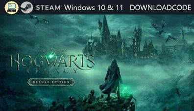 NEU PC Computer Spiel Hogwarts Legacy Deluxe Edi. für Windows 10 11 STEAM Code