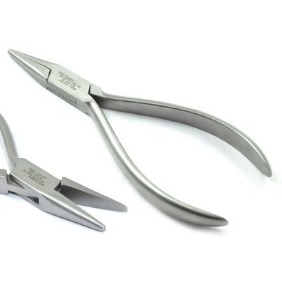 Flachzange mit glattes maul, Größe = 14 cm