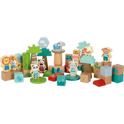 Holzbausteine "Jungle Friends"