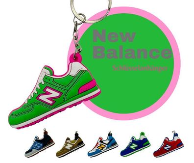 New Balance 2D Schlüsselanhänger Silikon Sneaker Anhänger