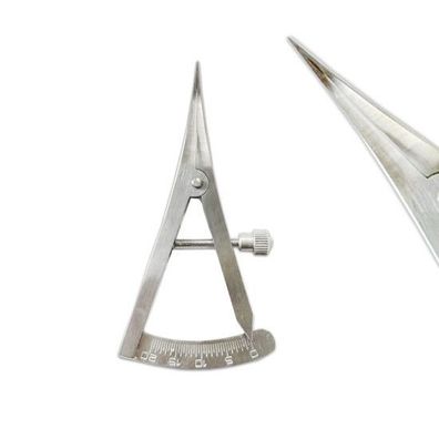 Castroviejo-Messschieber, gerade, 20mm