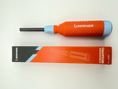 Berner Megapro 14 in 1 Magazin Schraubendreher 123591 Bit Depot orange