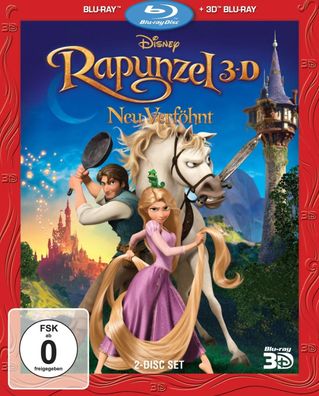 Rapunzel - Neu verföhnt 3D + 2D Blu-ray neuwertig Animationsfilm Familie