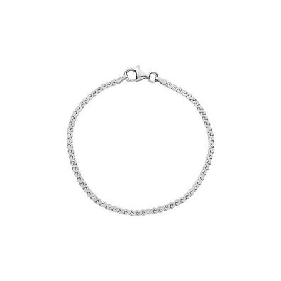 Armband 16 cm - Silber - S-Fancy Muster 2,4mm