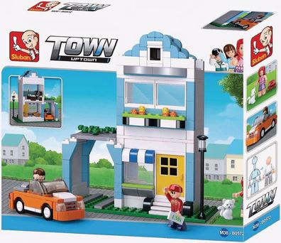 Sluban Haus Bausteine Klembausteine Town Uptown B0572 - 305 Teile