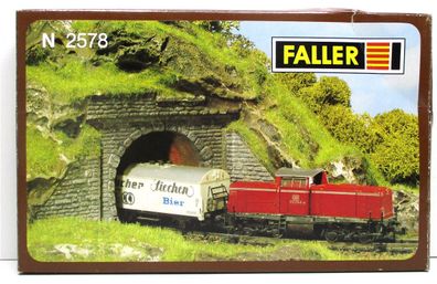 Spur N Faller 2578 Tunnelportale 2-gleisig Bausatz (1009k)