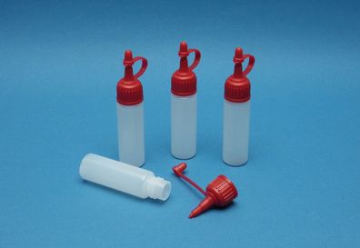 20ml PE Flasche Spezial, mit Dosiertülle, Plastik Flaschen zum exakten Dosieren