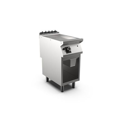 Mareno M1-700 Gas-Grillplatte mit glatter, matter Chromplatte, 40cm