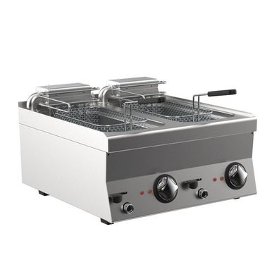 Mareno M1-600 Elektrische Fritteuse 10 + 10 Liter, 60cm