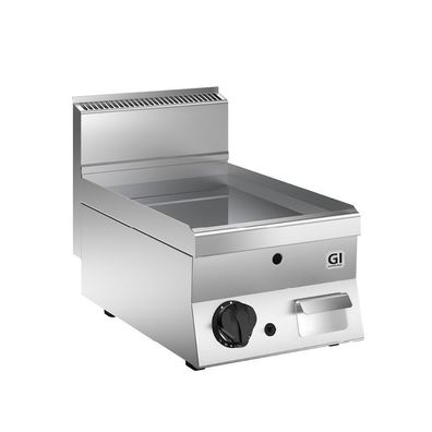 Gastro-Inox 650 HP Gasbrennerplatte glatt, 40cm