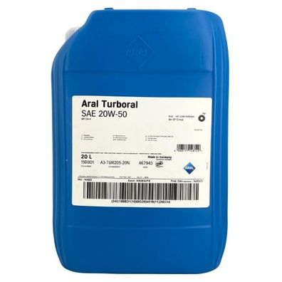 Aral Turboral 20W-50 20 Liter