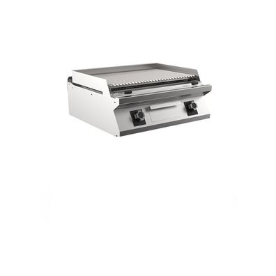 Mareno M1-700 Lavasteingrill mit verstellbarem Edelstahl-Garrost, 80cm