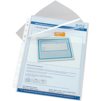 10 Eichner Dokumentenhülle Dehnfaltentasche transparent