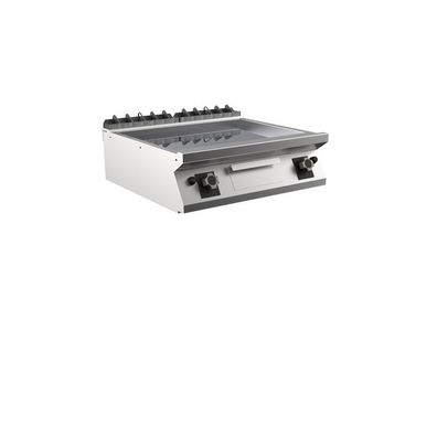 Mareno M1-900 Gasgrillplatte mit glatter Chromplatte, 80cm