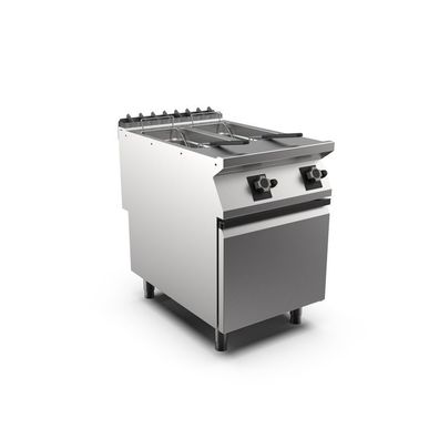 Mareno M1-900 Gasfritteuse 2x 10 Liter, mit Tür, 60cm