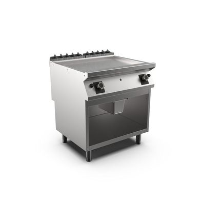 Mareno M1-700 Gas-Grillplatte mit glatter, matter Chromplatte, 80cm