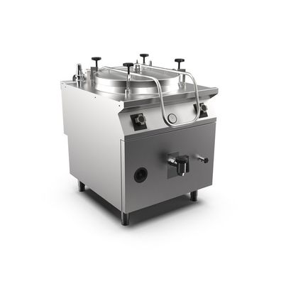 Mareno M1-900 Gas Kochkessel 140 Liter, indirektes Heizsystem mit Autoklavdeckel,