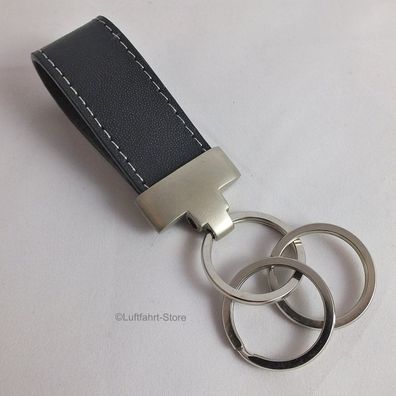 Schlüsselanhänger Echtleder & Metall, 95 × 35 mm, in Geschenkbox Art.-Nr. 50048