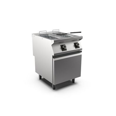 Mareno M1-700 elektrische Fritteuse 2x 10 Liter, mit Tür, 60cm