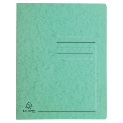 Exacompta 39993E Schnellhefter - A4, 350 Blatt, Colorspan-Karton, 355 g/qm, grün