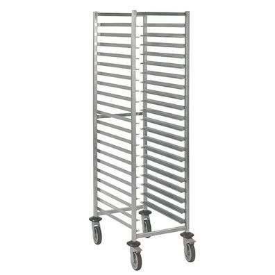 Gastro-Inox Regalwagen aus Edelstahl AISI 304 mit 20 Etagen 600x400mm