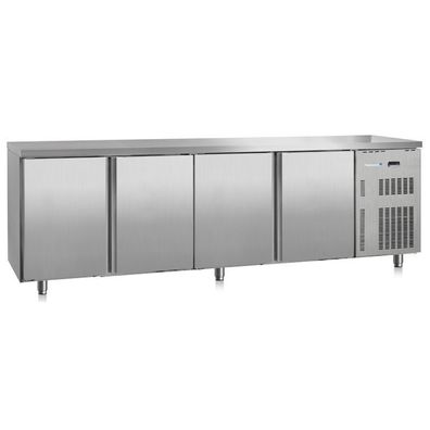 Marecos Softline Edelstahl Kühltisch 600mm Tief Mit 4 Türen