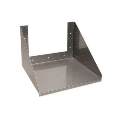 Gastro-Inox Wandregal Backöfen aus Edelstahl für 600x500x290mm