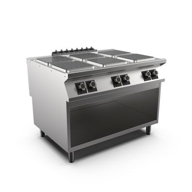 Mareno M1-900 Herd mit 6 quadratischen Platten, 120cm