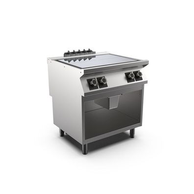 Mareno M1-900 Plancha mit 4 flachen Kochplatten, 80cm