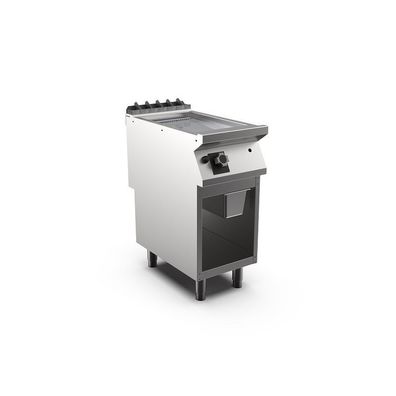 Mareno M1-900 Gasgrillplatte mit gerippter Chromplatte, 40cm