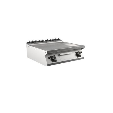 Mareno M1-700 Gas-Grillplatte mit glatter Chromplatte, 80cm