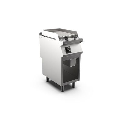 Mareno M1-900 Lavasteingrill mit verstellbarem Grillrost aus Edelstahl, 40cm