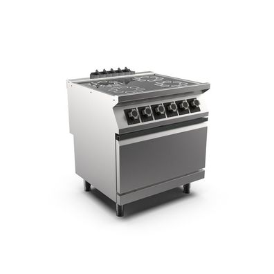 Mareno M1-700 Cerankochfeld mit 4 Kochzonen und Elektrobackofen, 80cm