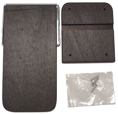 2ter Seitentisch, klappbar grau lasiert für Modelle Rustikal, 250/255 Plus