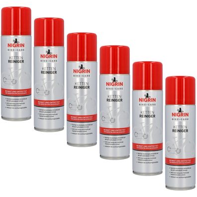 6x Bike Care Ketten-Reiniger je 300ml Spray für Fahrräder
