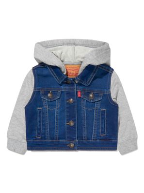 Jacke Levi's Jeansjacke mit Kapuze Blau