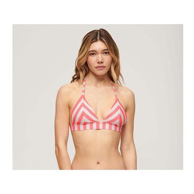 Bikinioberteil Superdry Dreieck-Design, rosa