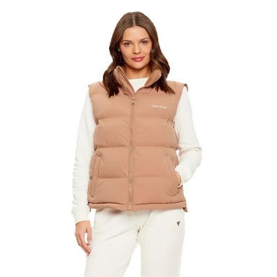 Damen Weste Guess Regular beige ärmellos