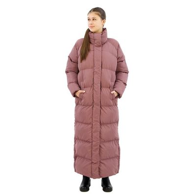 Damen lange Daunenjacke Superdry Ultra Oversize Schwarz