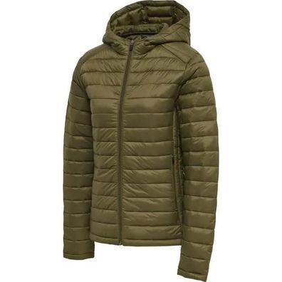 Damen Steppjacke Hummel Oliv Dunkel
