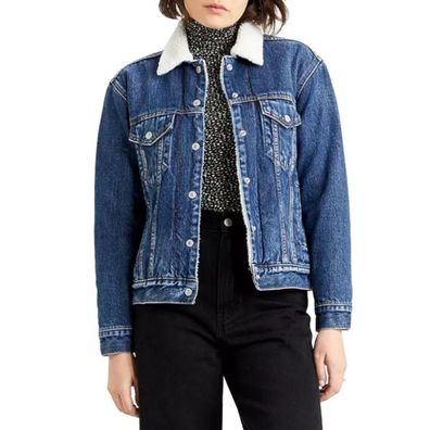 Jacke Levi'sÂ® Ex-Boyfriend Sherpa Trucker blau