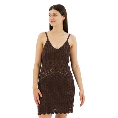 Kleid Superdry Häkel-Design Kurzarm
