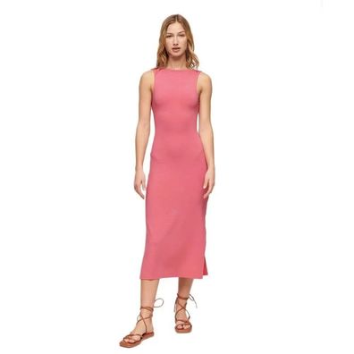 Kleid Superdry ßrmelloses Midi-Kleid mit Twist-Récken