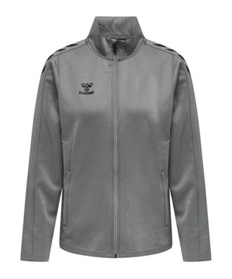 Jacke Hummel Core XK Poly Zip Sweat Woman grau